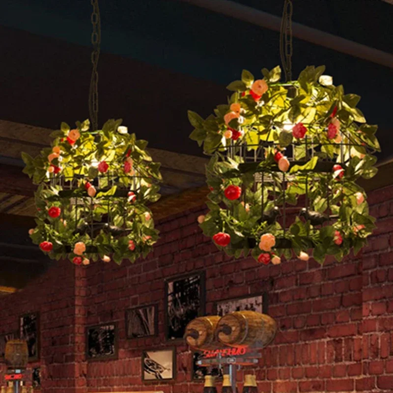 Home Improvement Industry - Simulation Rose Chandelier For Hotel Restaurant