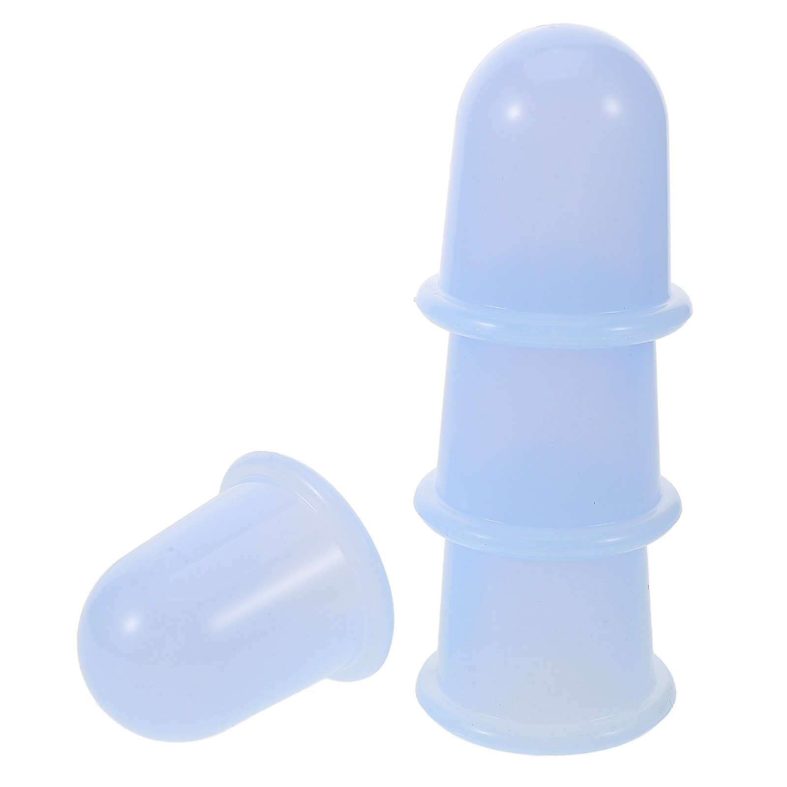 Home Improvement Usa - 4Pcs Silicone Vacuum Cupping Massager Set