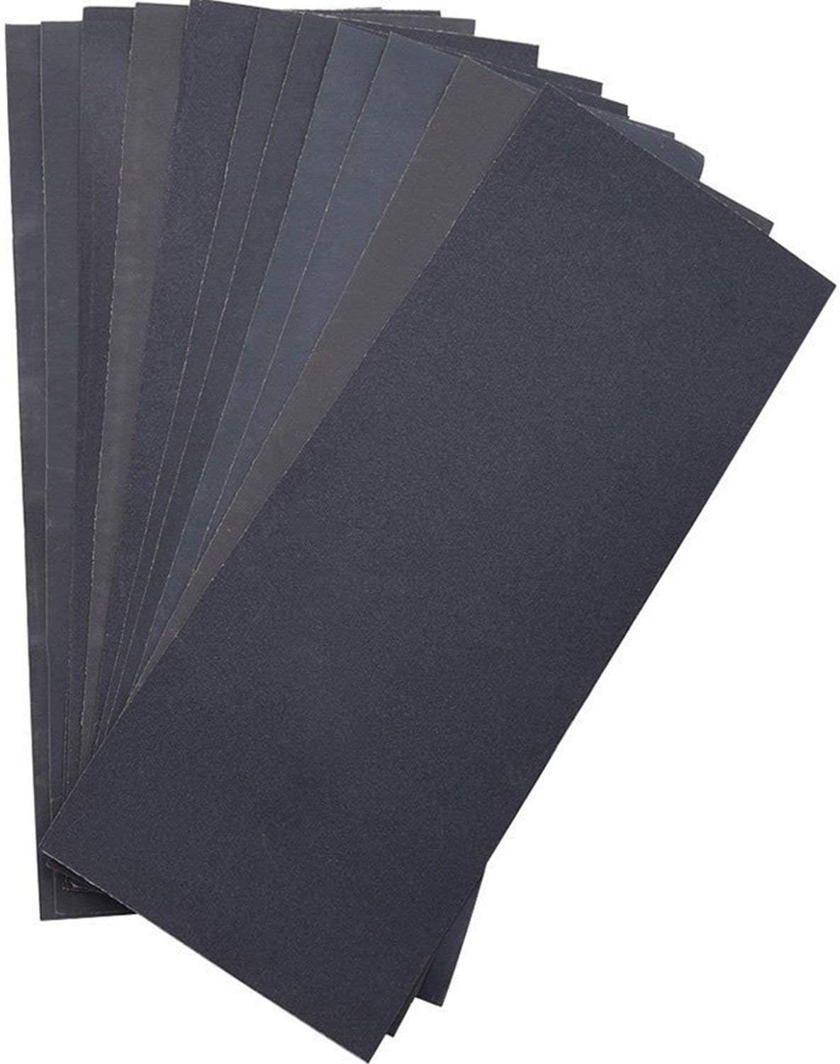 Home Improvement Usa - Abrasive Sandpaper Sheets Assorted Grit 400/600/800/1000/1200/1500