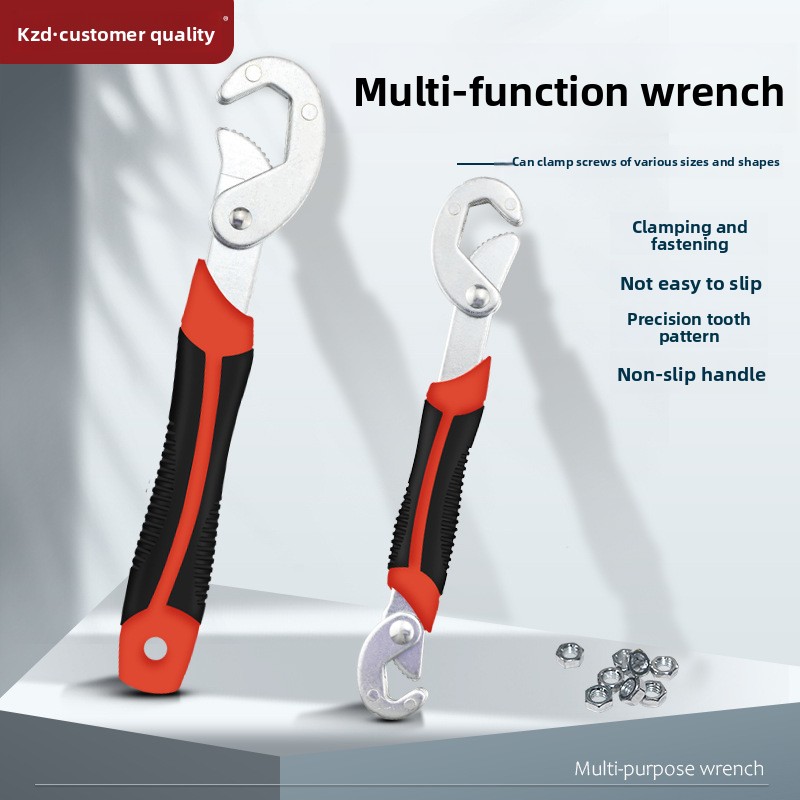 Pipe Wrench Adjustable - All in One Multifunction Wrench Set