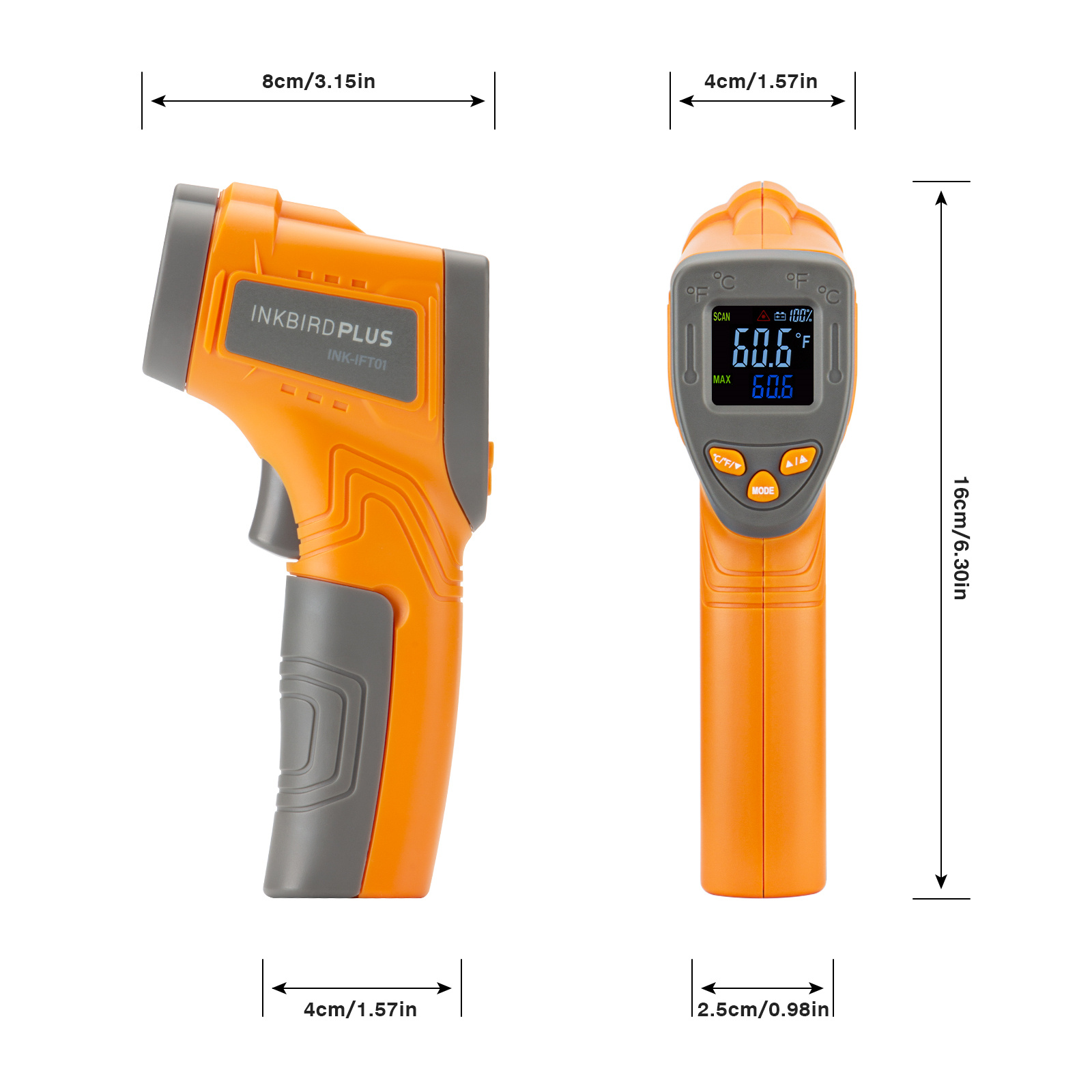 Inkbird Laser Infrared Thermom - Home Improvement Industry review and price