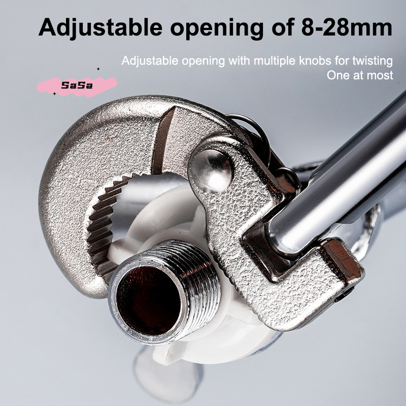 S-1Pc 180 Degree Rotating Adju - Pipe Wrench Adjustable review and price