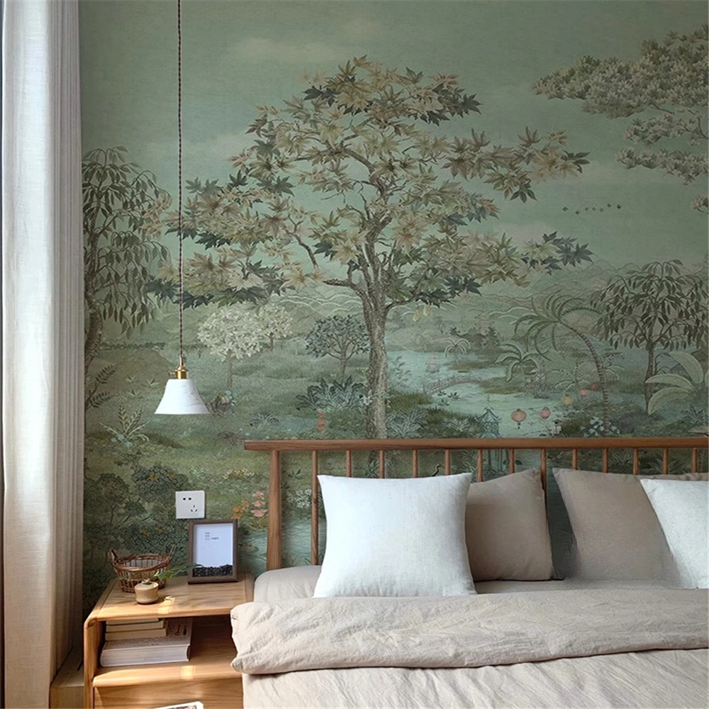 custom Photo Mural  Green Land - Home Improvement Materials review and price