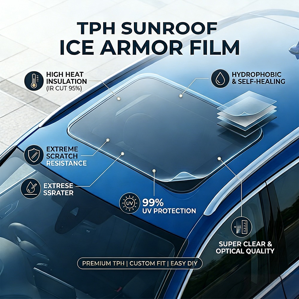 TPH Car Sunroof Ice Film Heat  - Window Insulation Film review and price