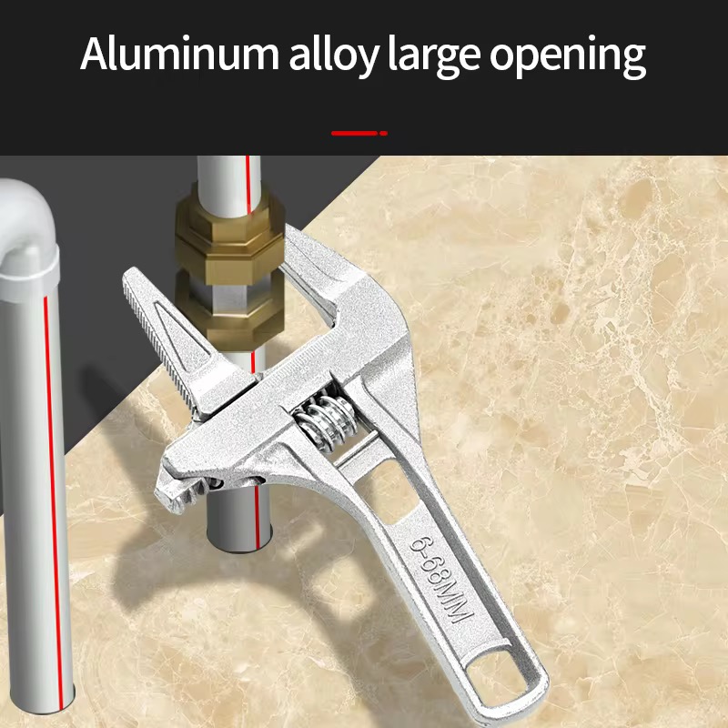 1PC 6-68mm Universal Repair Se - Pipe Wrench Adjustable review and price