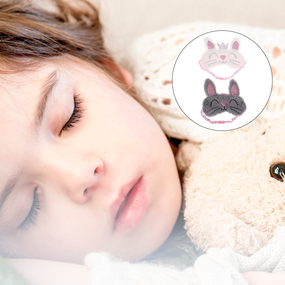 2Pcs Sleep Eye Mask Rabbit Des - Home Improvement Man review and price