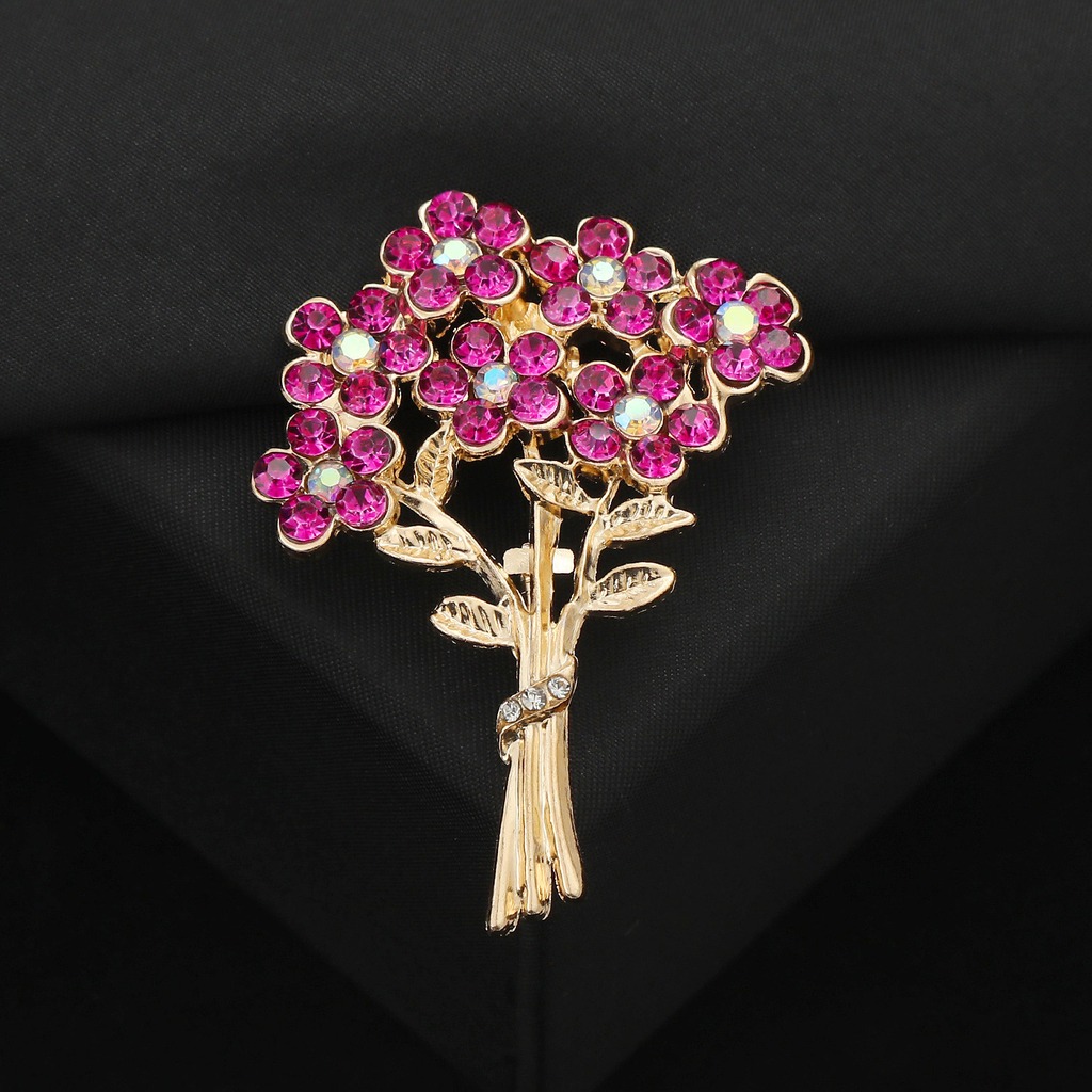 Fuchsia Rhinestone Brooch Roma - Home Improvement Shop review and price