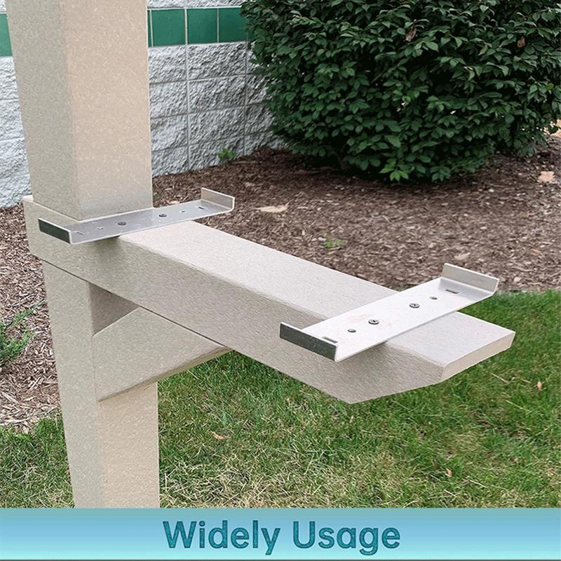 Mailbox Post Kit 2 Pieces Alum - Home Improvement Usa review and price