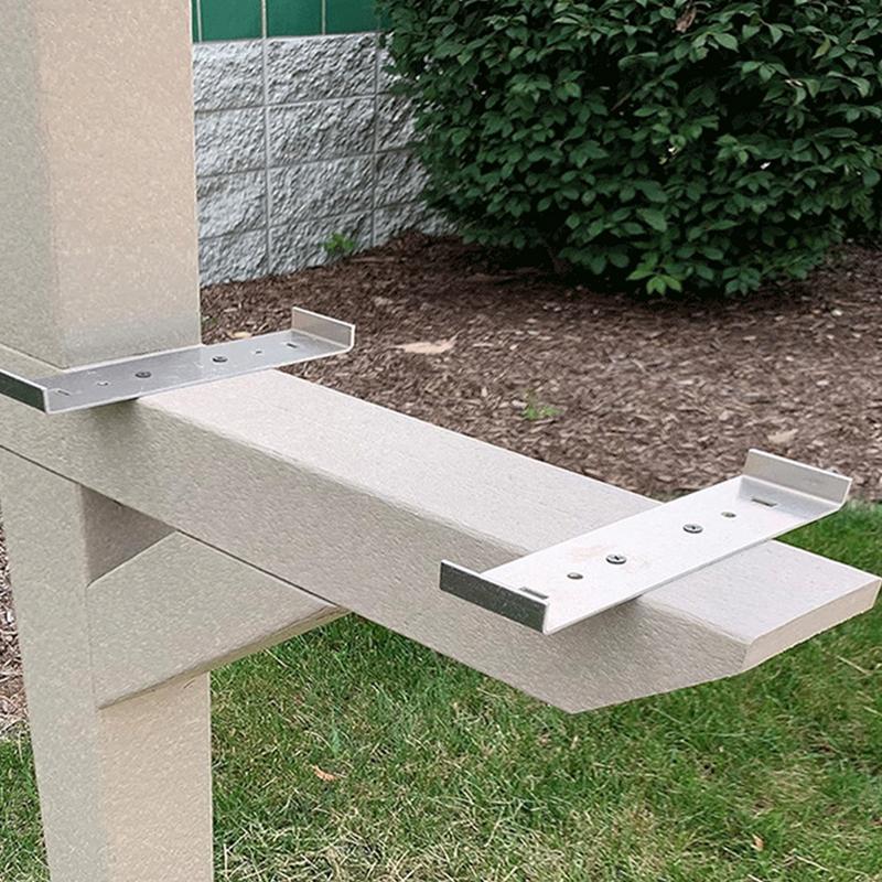Mailbox Post Kit 2 Pieces Alum - Home Improvement Usa review and price