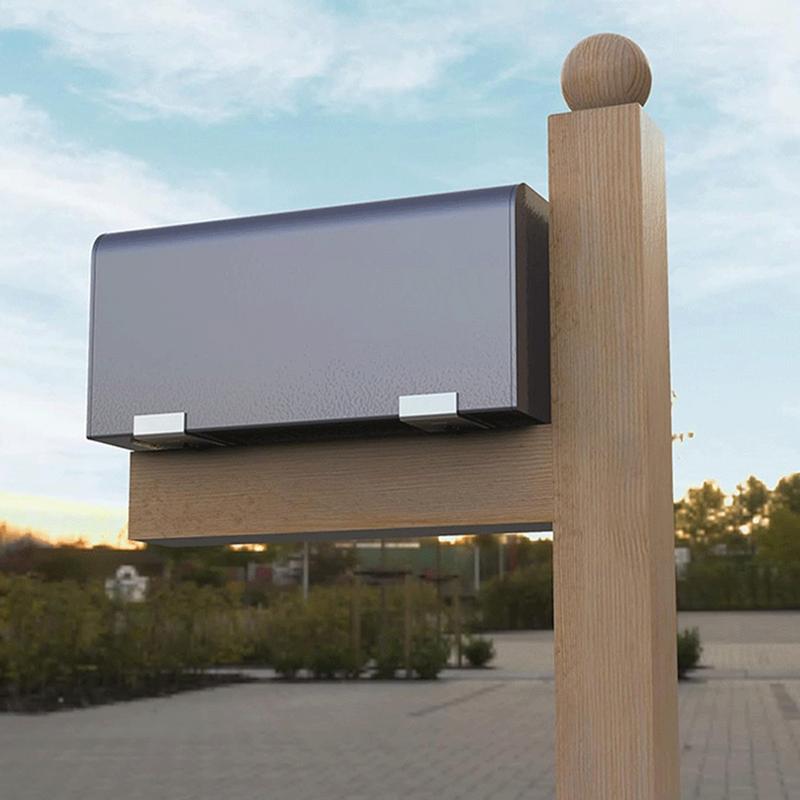 Mailbox Post Kit 2 Pieces Alum - Home Improvement Usa review and price