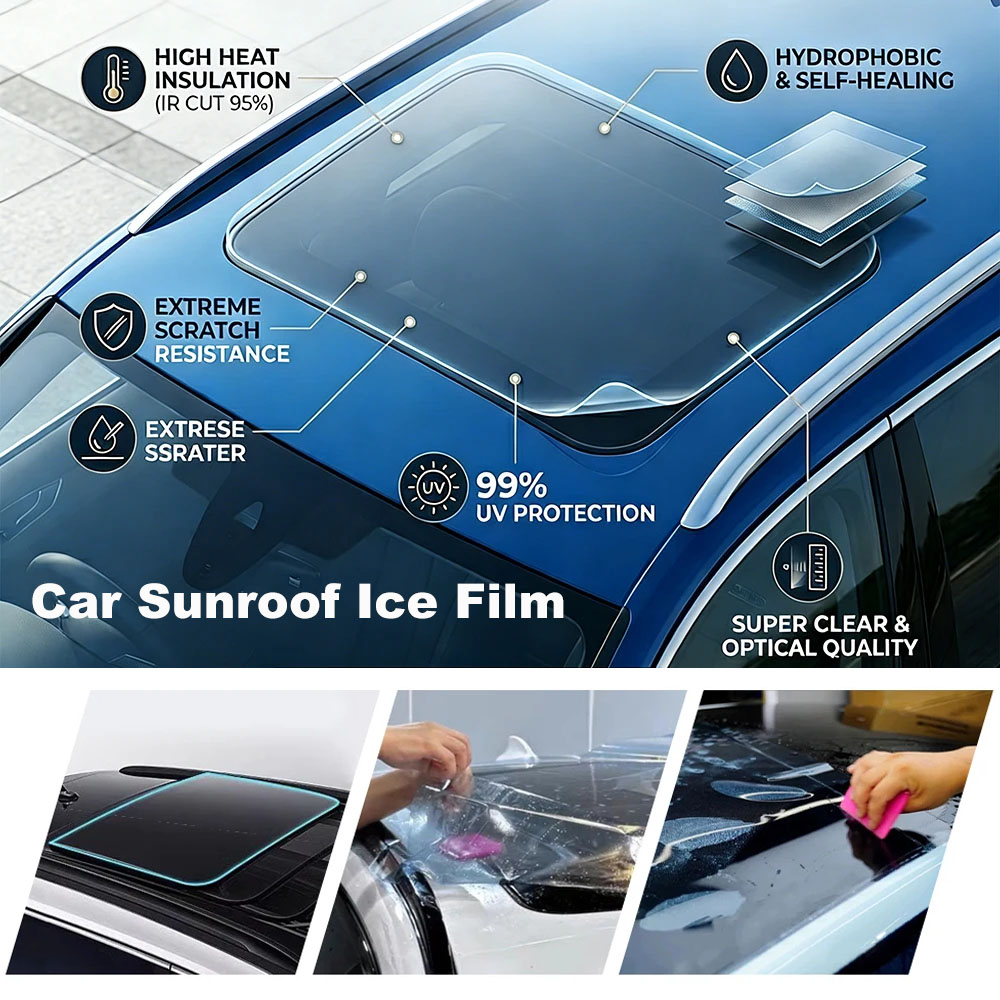 7.5mil TPH Car Sunroof Ice Arm - Window Insulation Film review and price