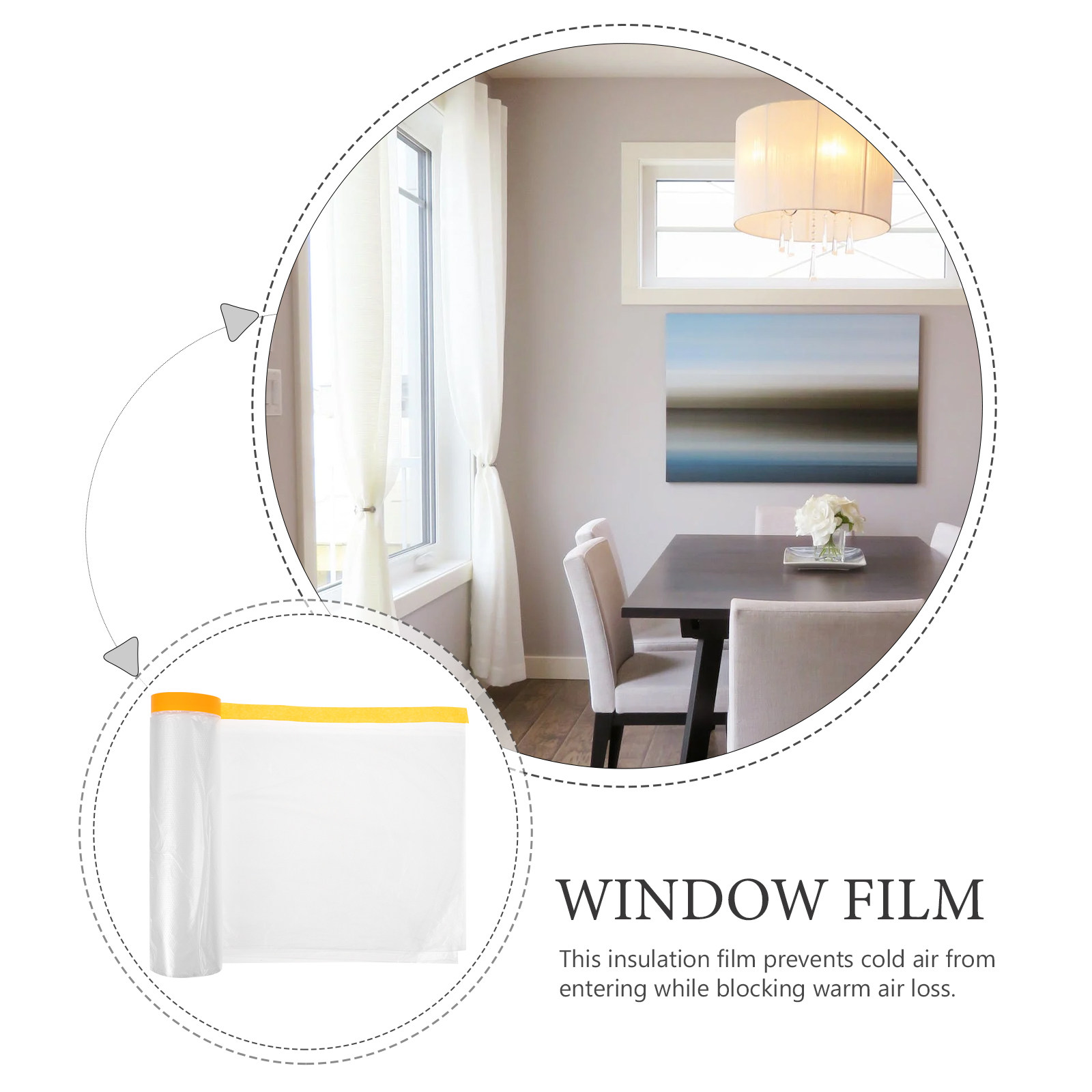 20M Window Dustproof Film Wint - Window Insulation Film review and price