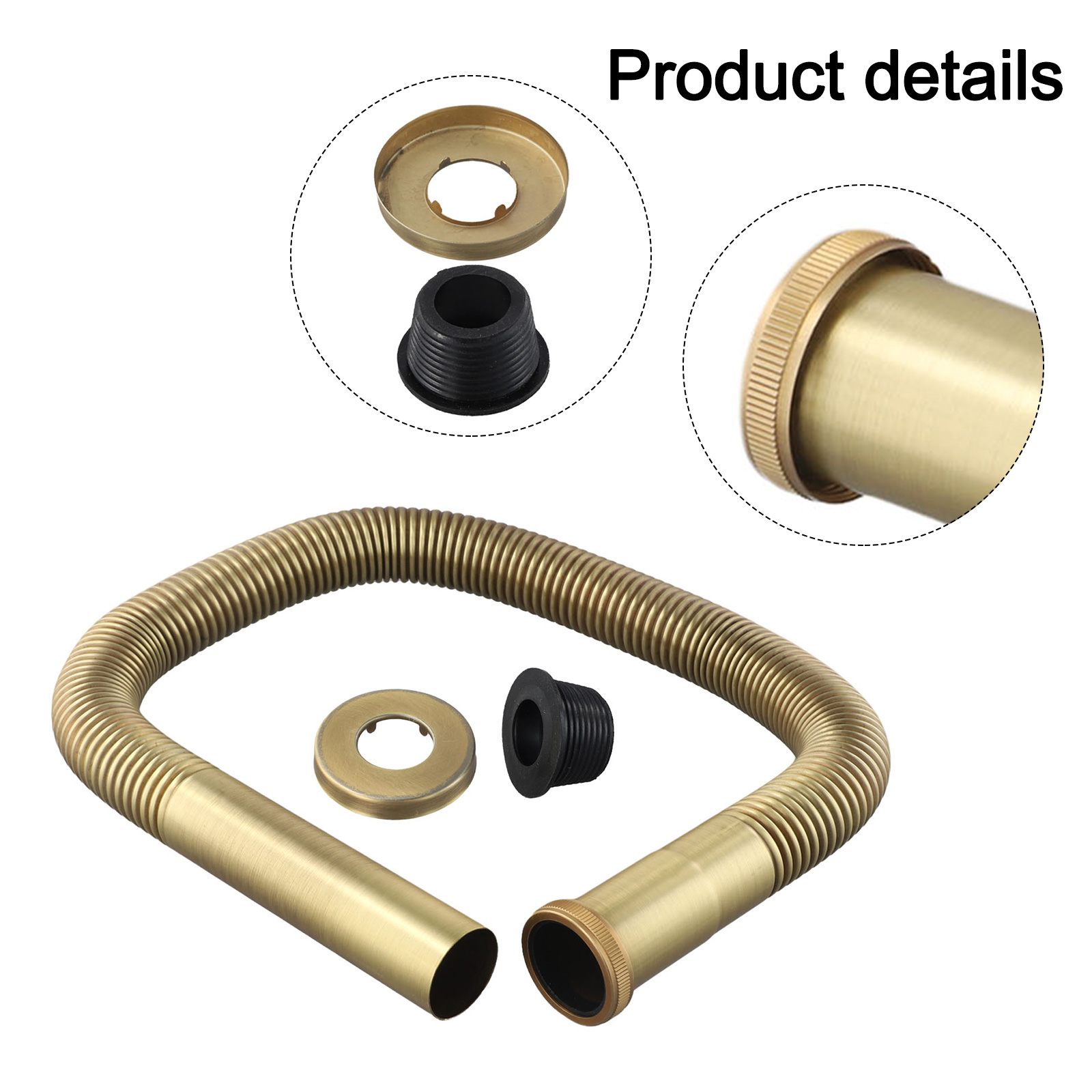 1pc Flexible Hose Brass Hose S - Home Improvement Usa review and price