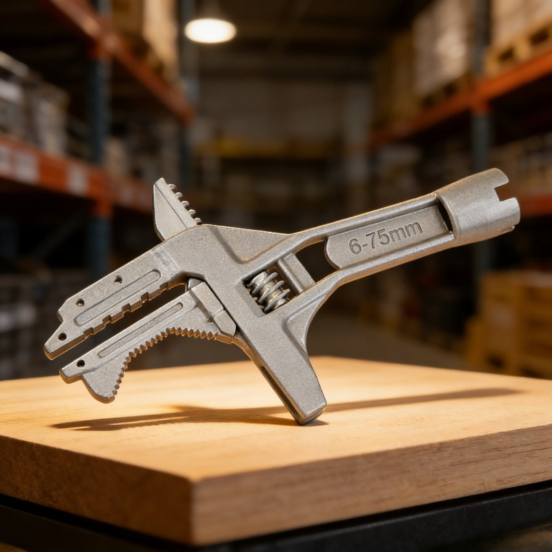 1Pc Large Open 6-75mm Adjustab - Pipe Wrench Adjustable review and price