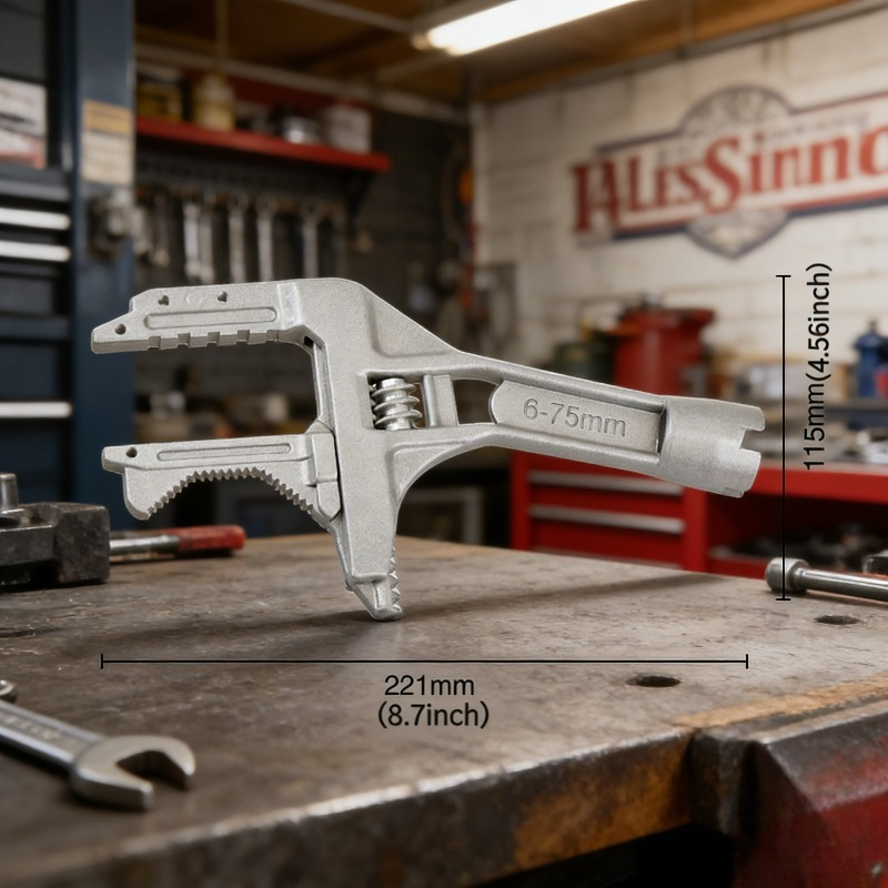 1Pc Large Open 6-75mm Adjustab - Pipe Wrench Adjustable review and price