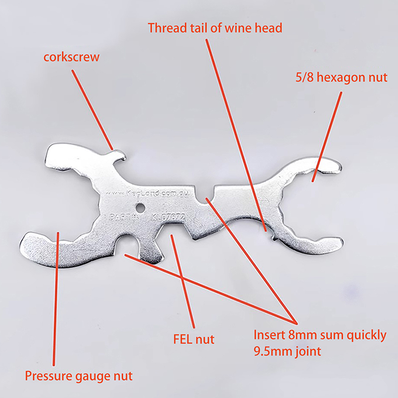 KegLand 7 In 1 Faucet Tap Wren - Pipe Wrench Adjustable review and price