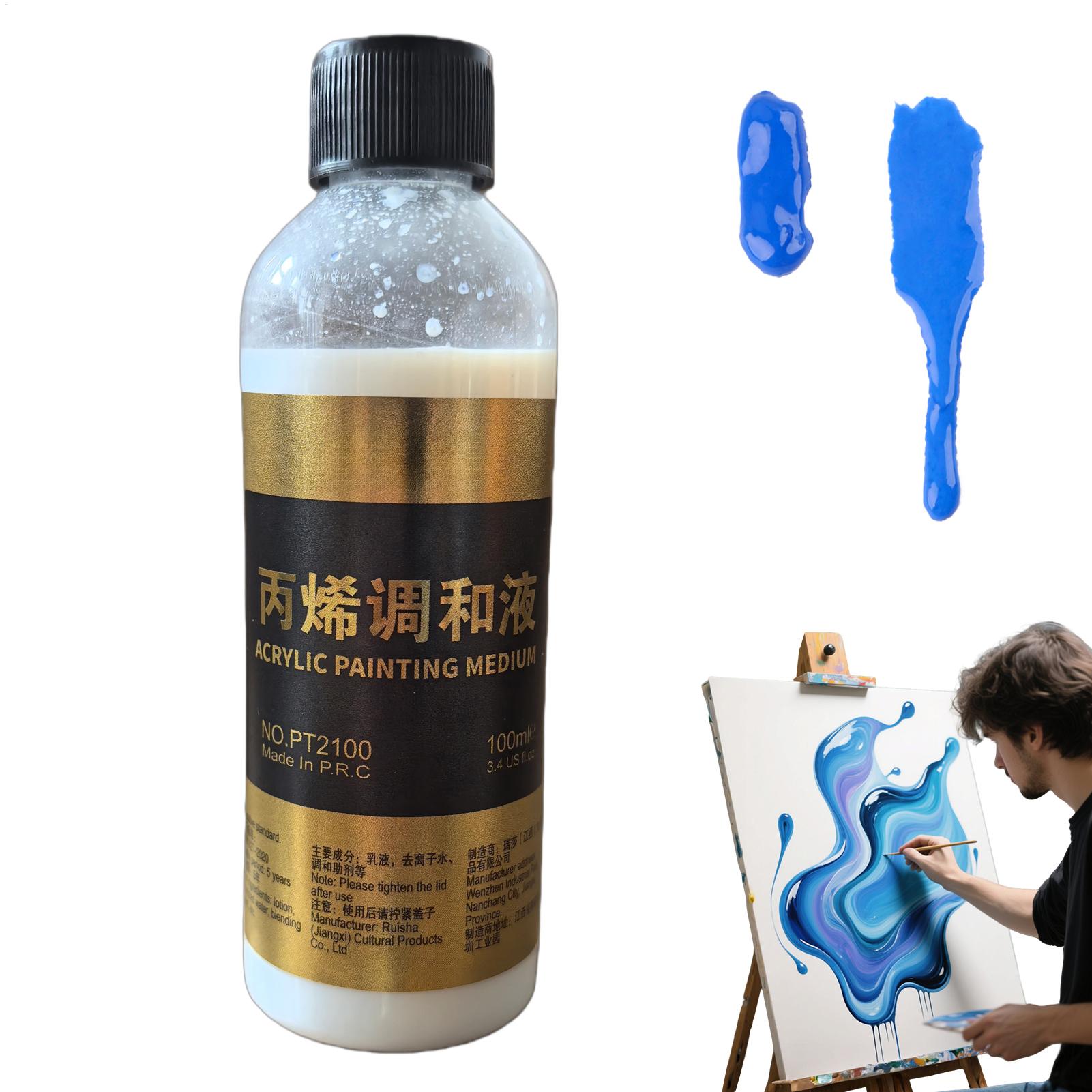 100ml Acrylic Fluid Medium Liq - Home Improvement Man review and price