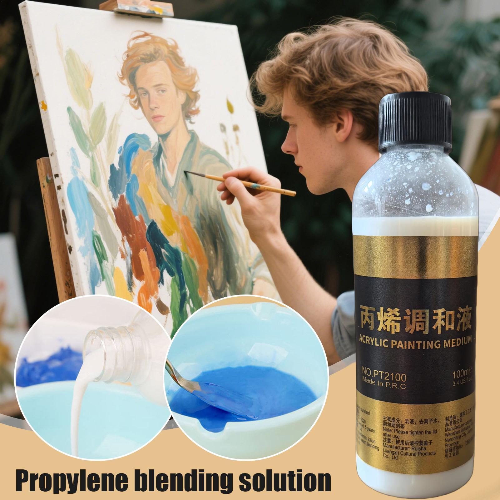 100ml Acrylic Fluid Medium Liq - Home Improvement Man review and price